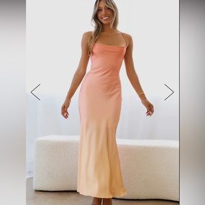 Hello Molly Long Island Sunset dress ombré